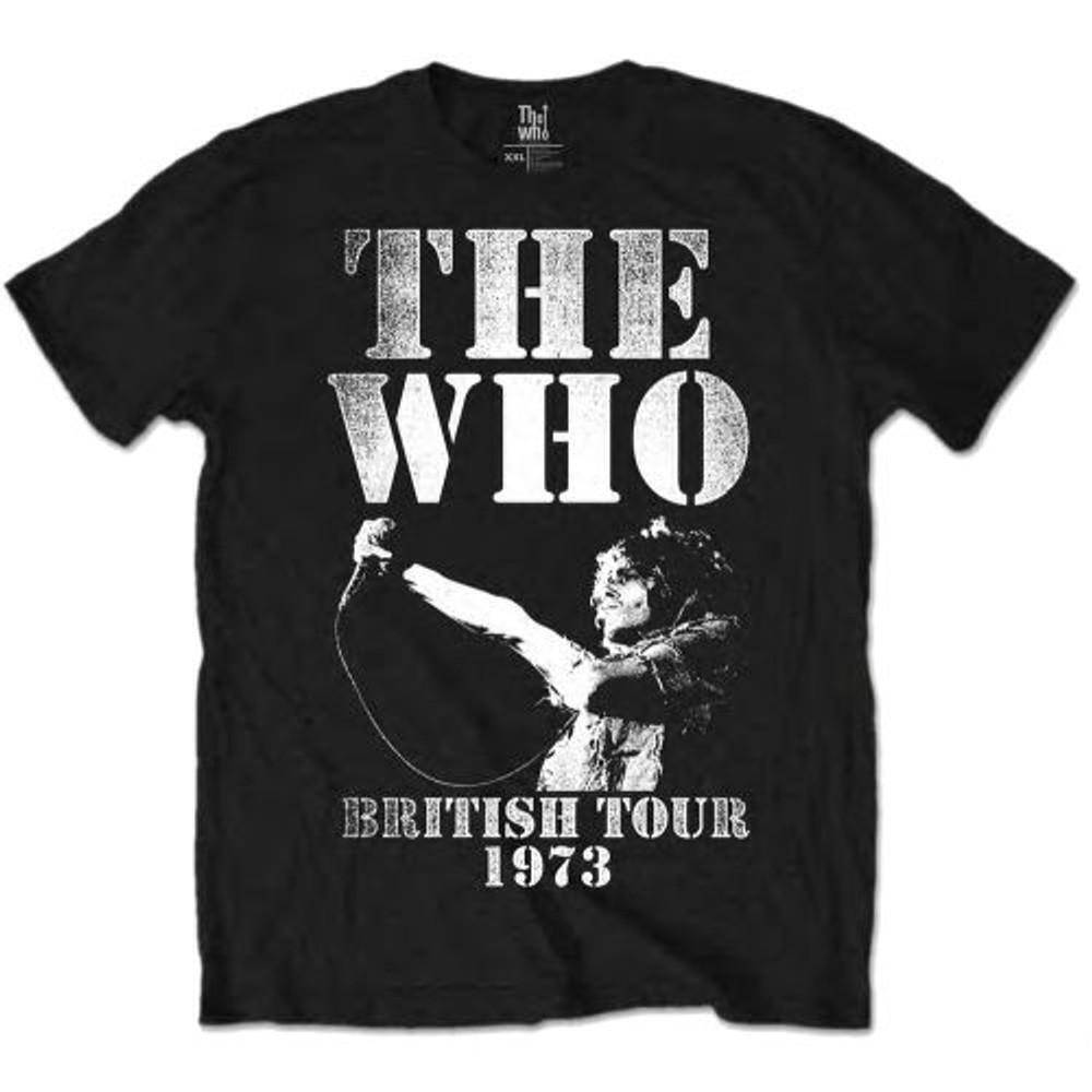 The Who Unisex T Shirt British Tour 1973